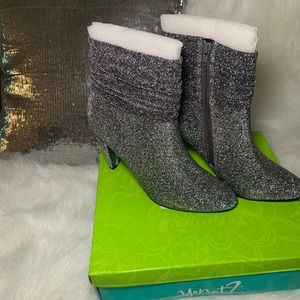 Y-Not Gigi Gunmetal Ankle Boots